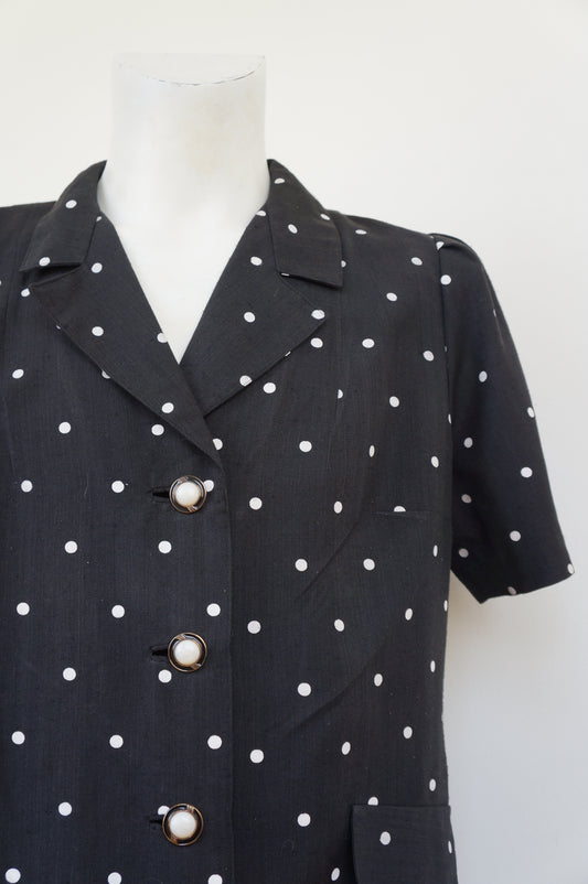 Chemise fifty pois