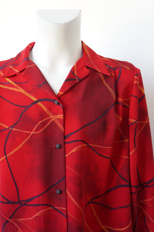 Chemise gévana rouge