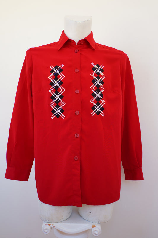 Chemise charmant losange