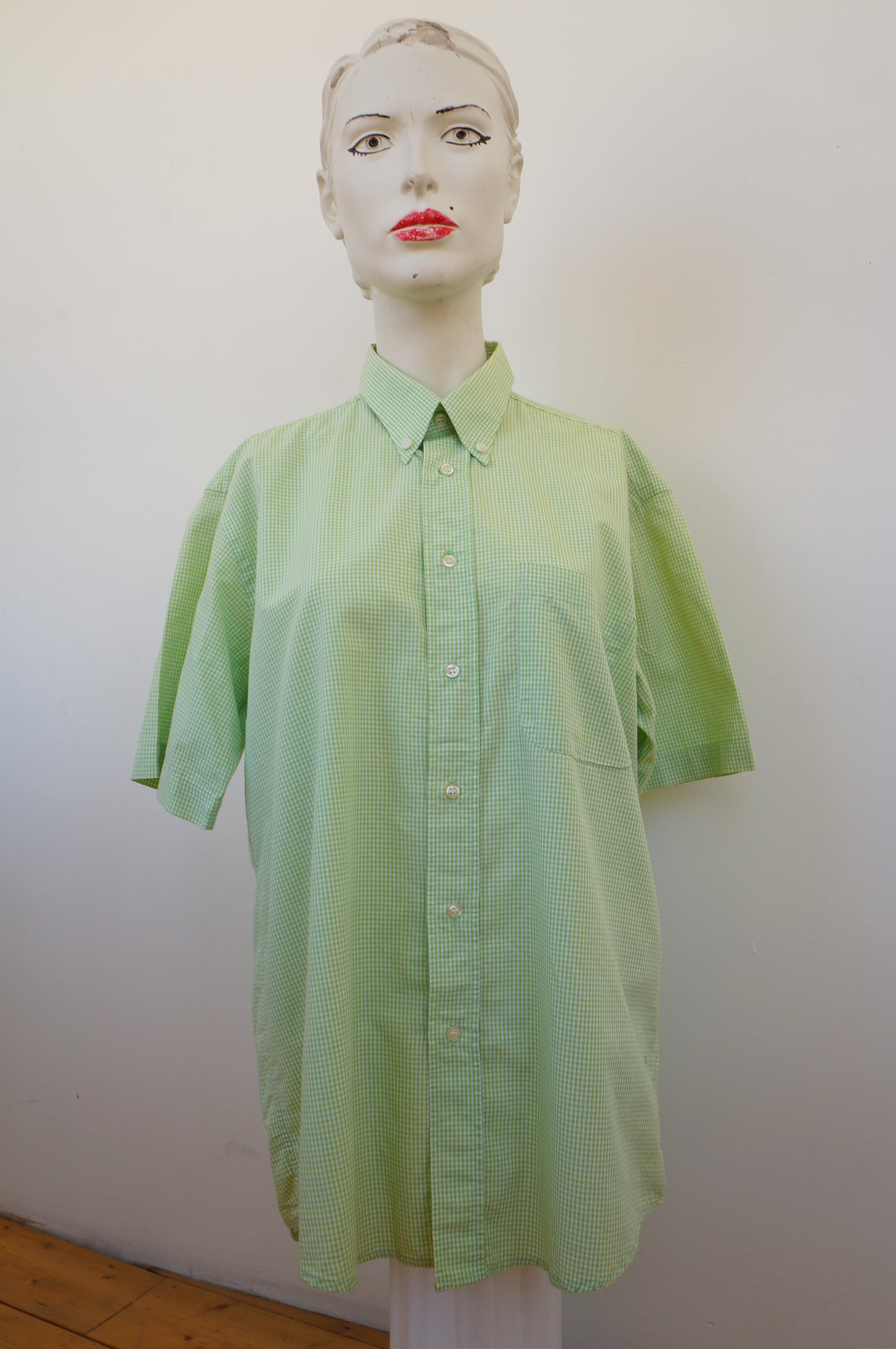 Chemise green vichy