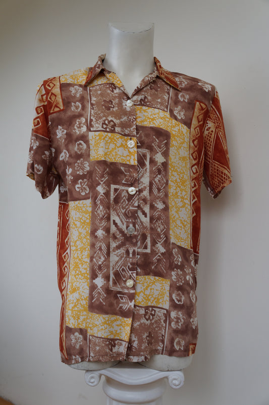 Chemise chaudes fleurs