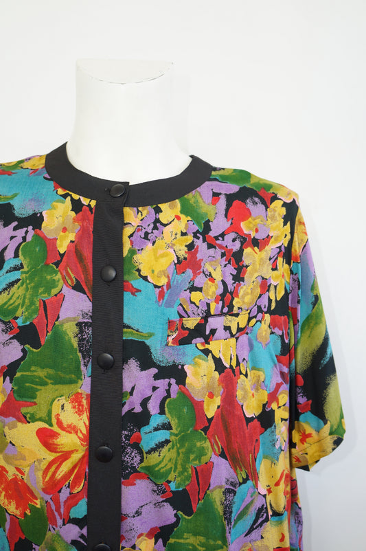 Chemise fleurs bonheur