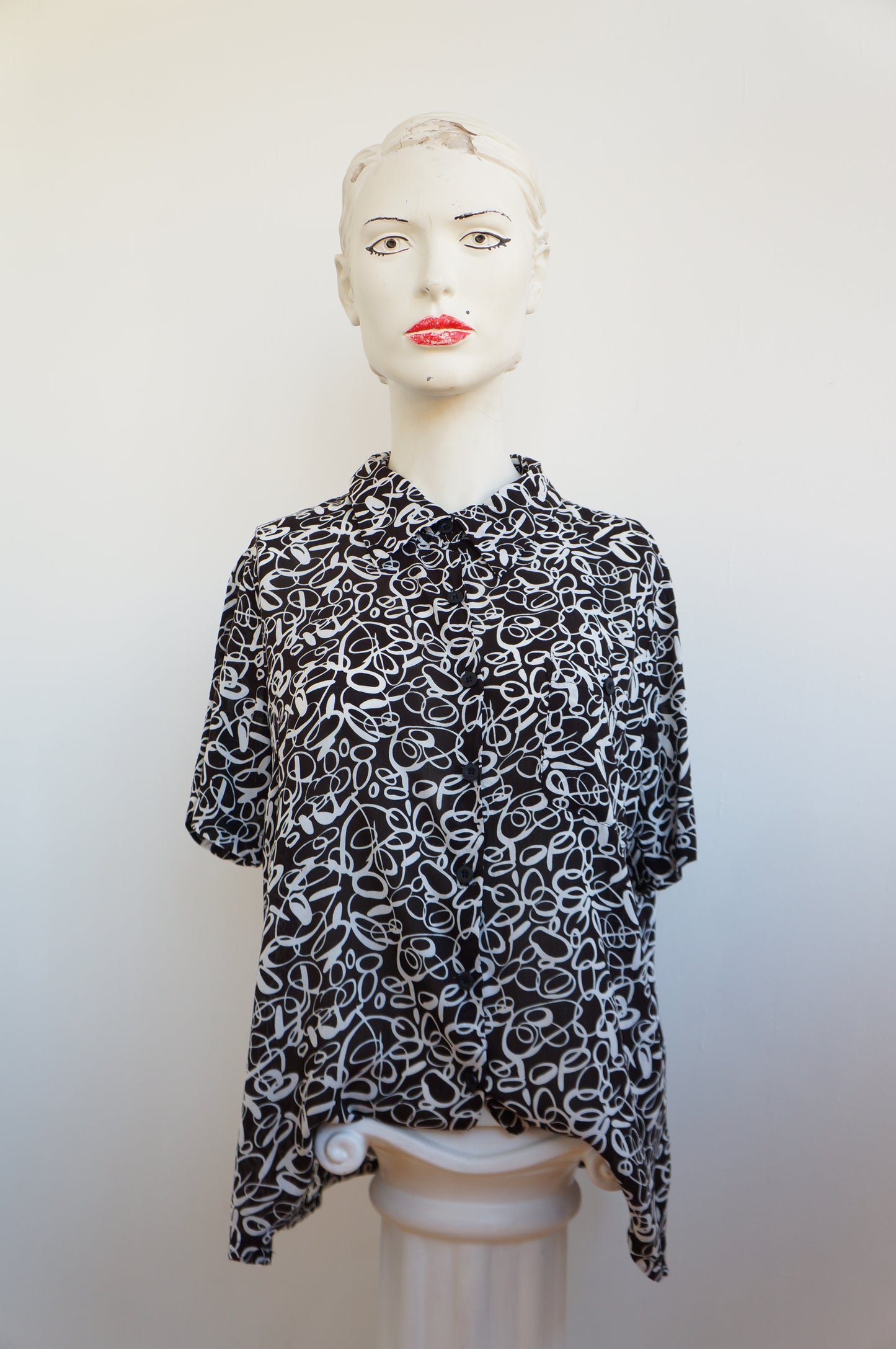 Chemise scribouillis