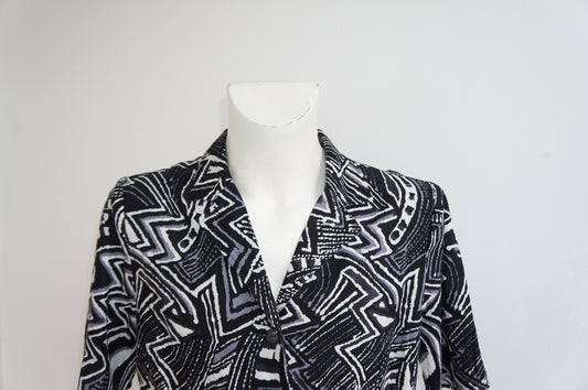 Chemise aztec n&b