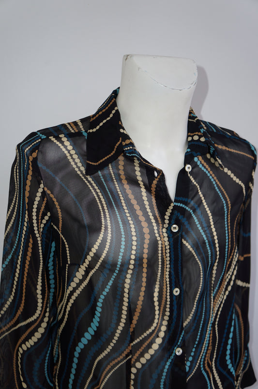 Chemise collier de perles