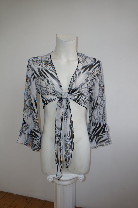 Chemise reptile zébré
