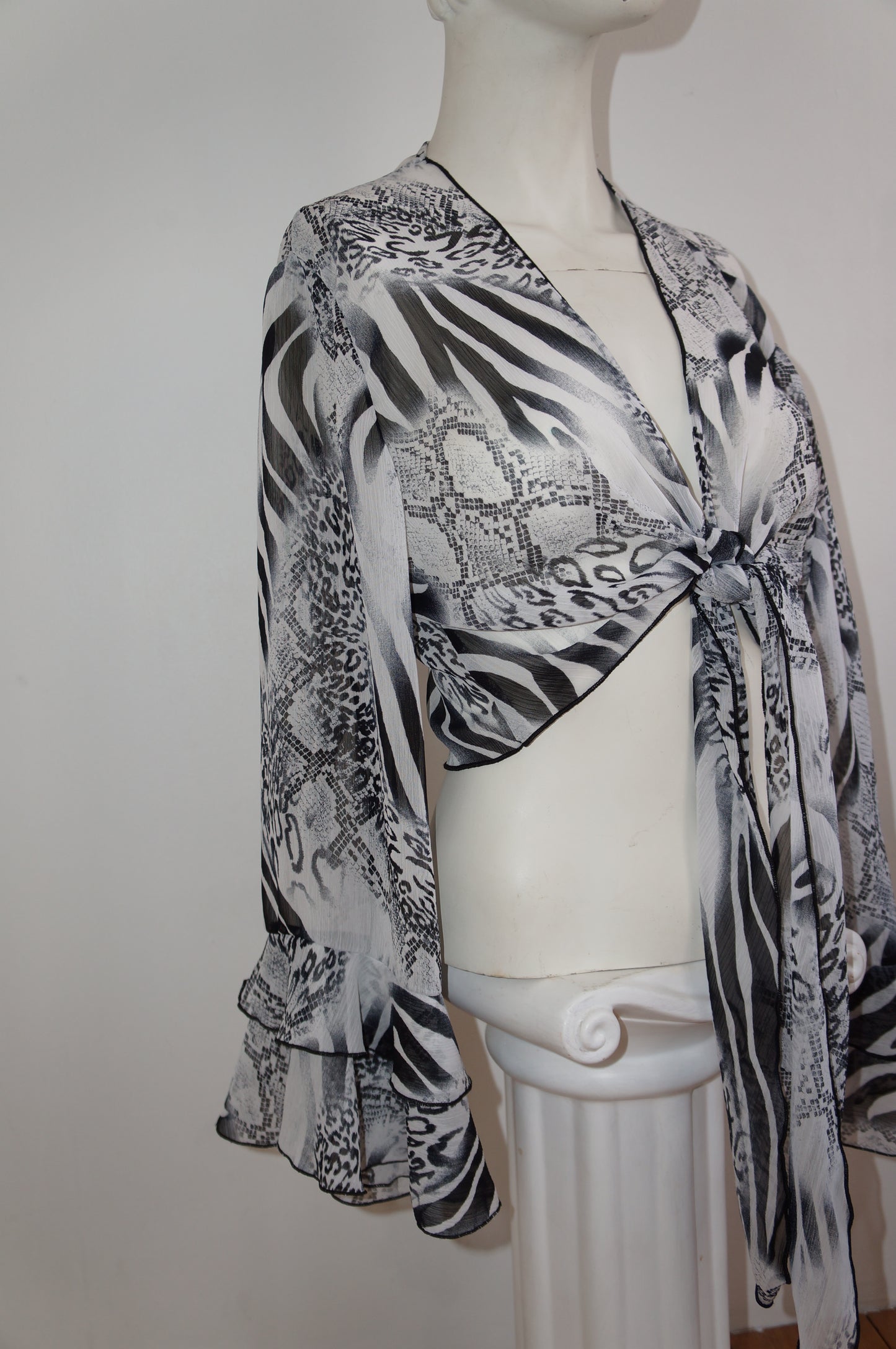 Chemise reptile zébré