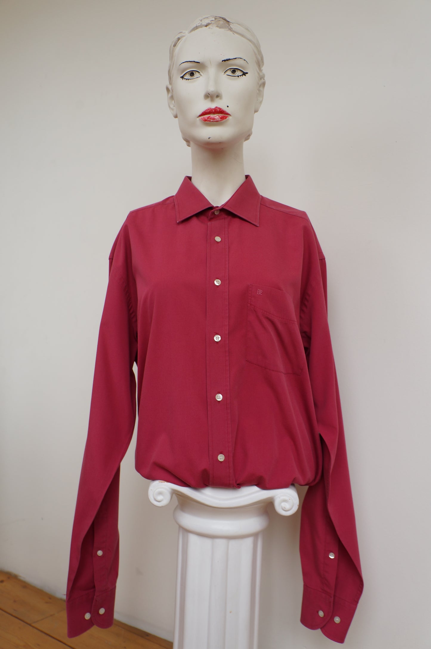 Chemise rouge Pierre Cardin