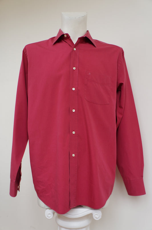 Chemise rouge Pierre Cardin