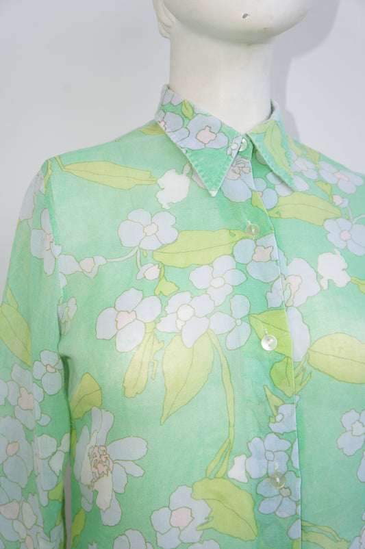 Chemise neon tea