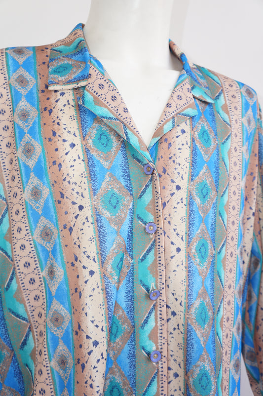 Chemise losanges bleus v2