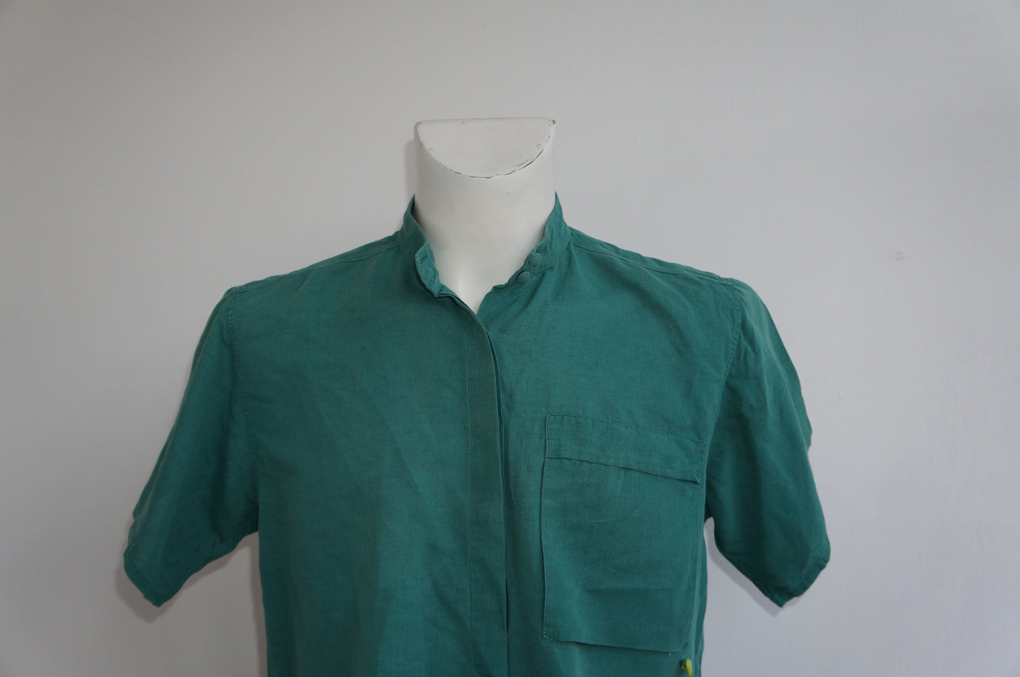 Chemise verte cœur