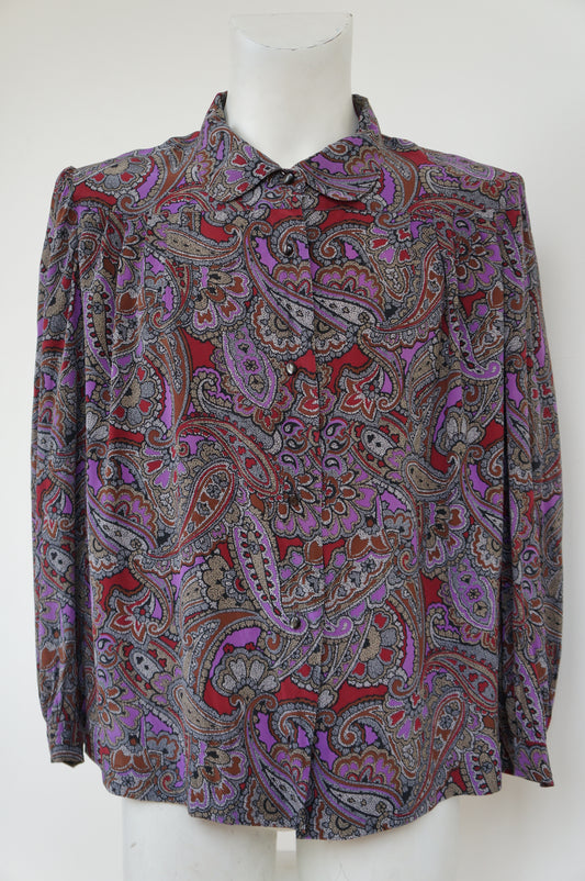 Chemise bandana marron