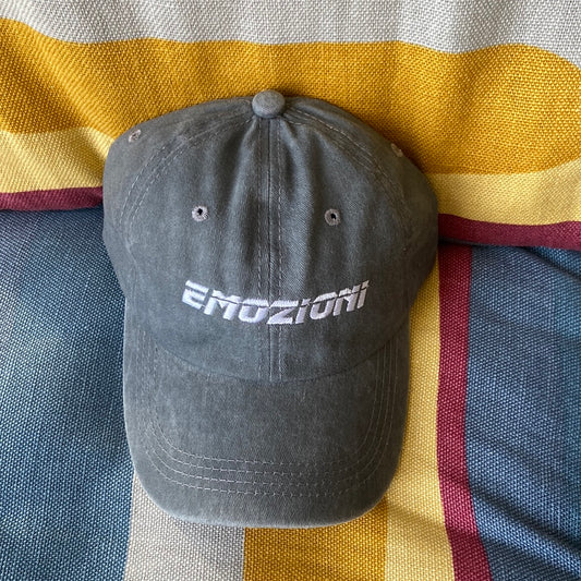 Casquette Emozioni grise blanc