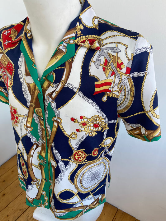 Chemise yacht drapeaux