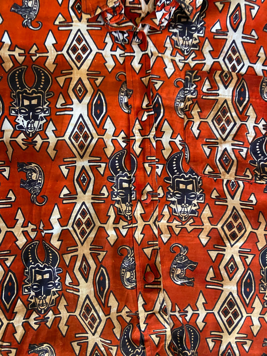 Chemise masques africains