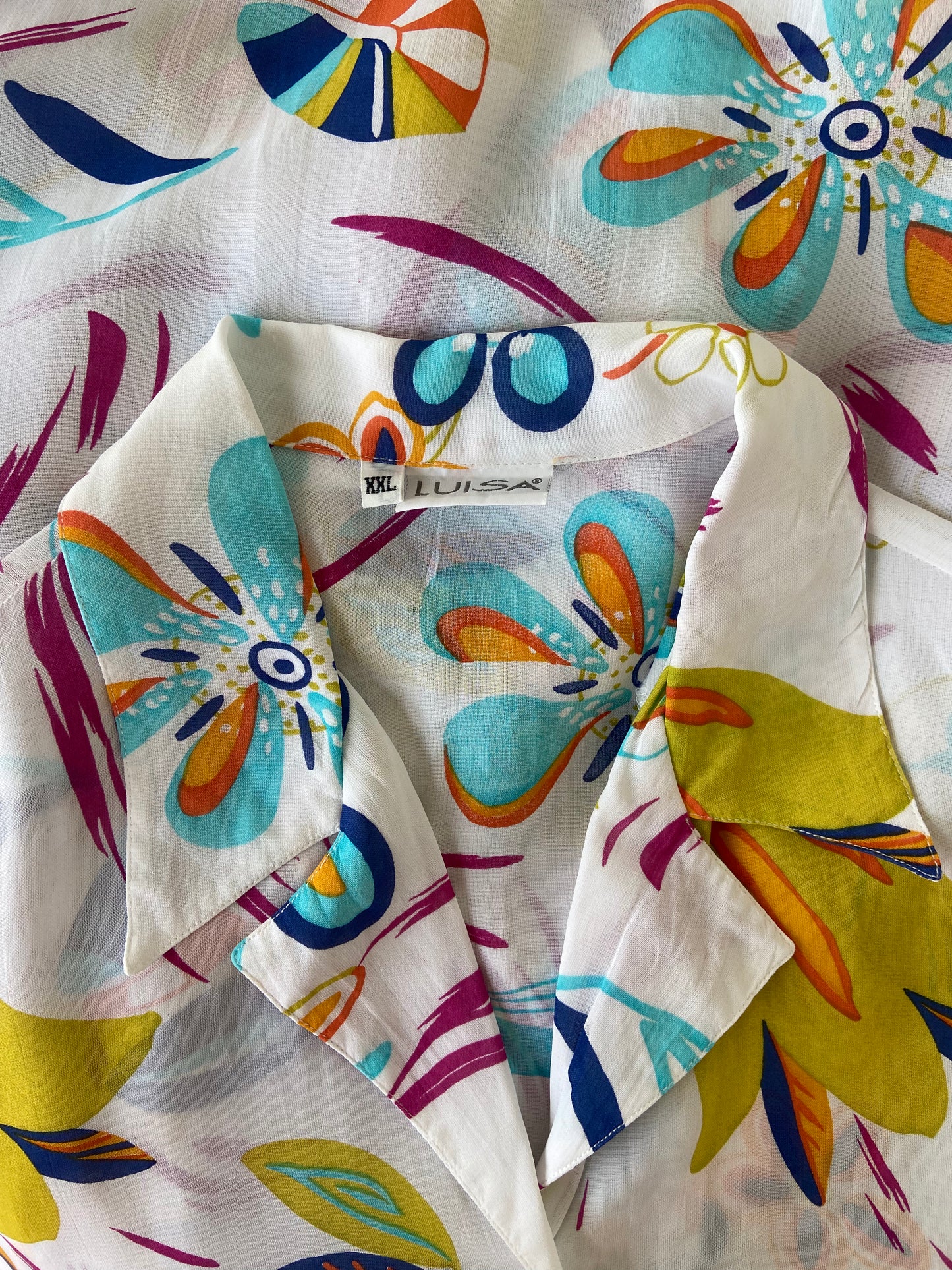 Chemise luisa fleurs