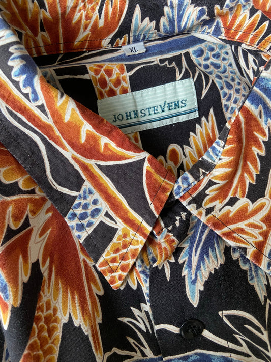 Chemise palmiers néon