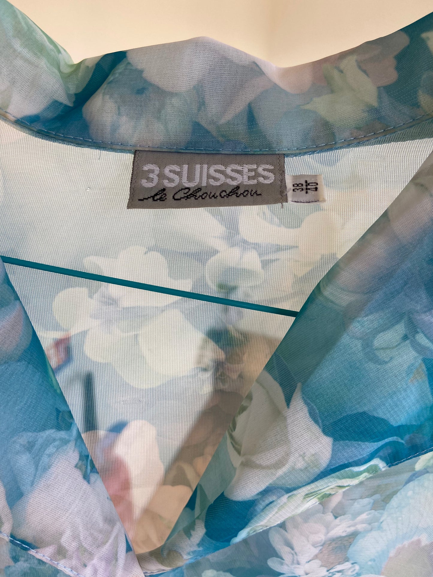 Chemise fleurs cielo