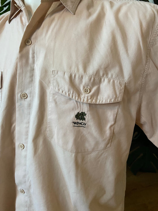 Chemise safari feuille