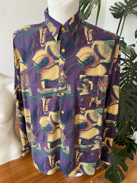 Chemise balafre purple