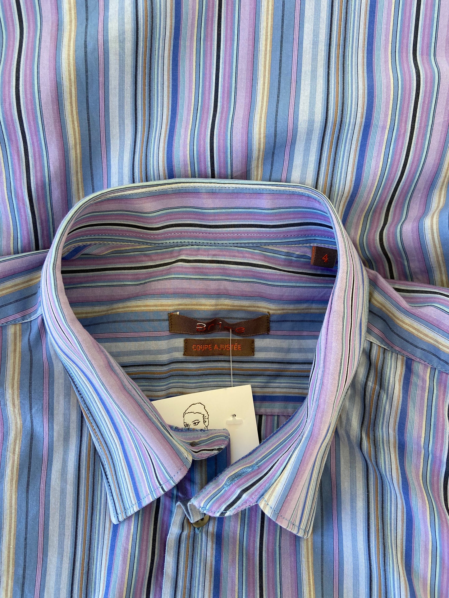 Chemise lilac stripes