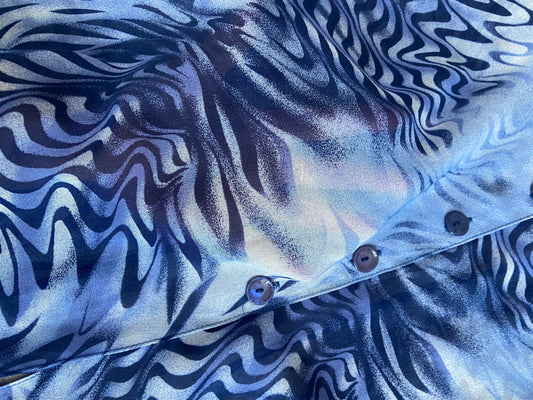 Chemise psyché bleue
