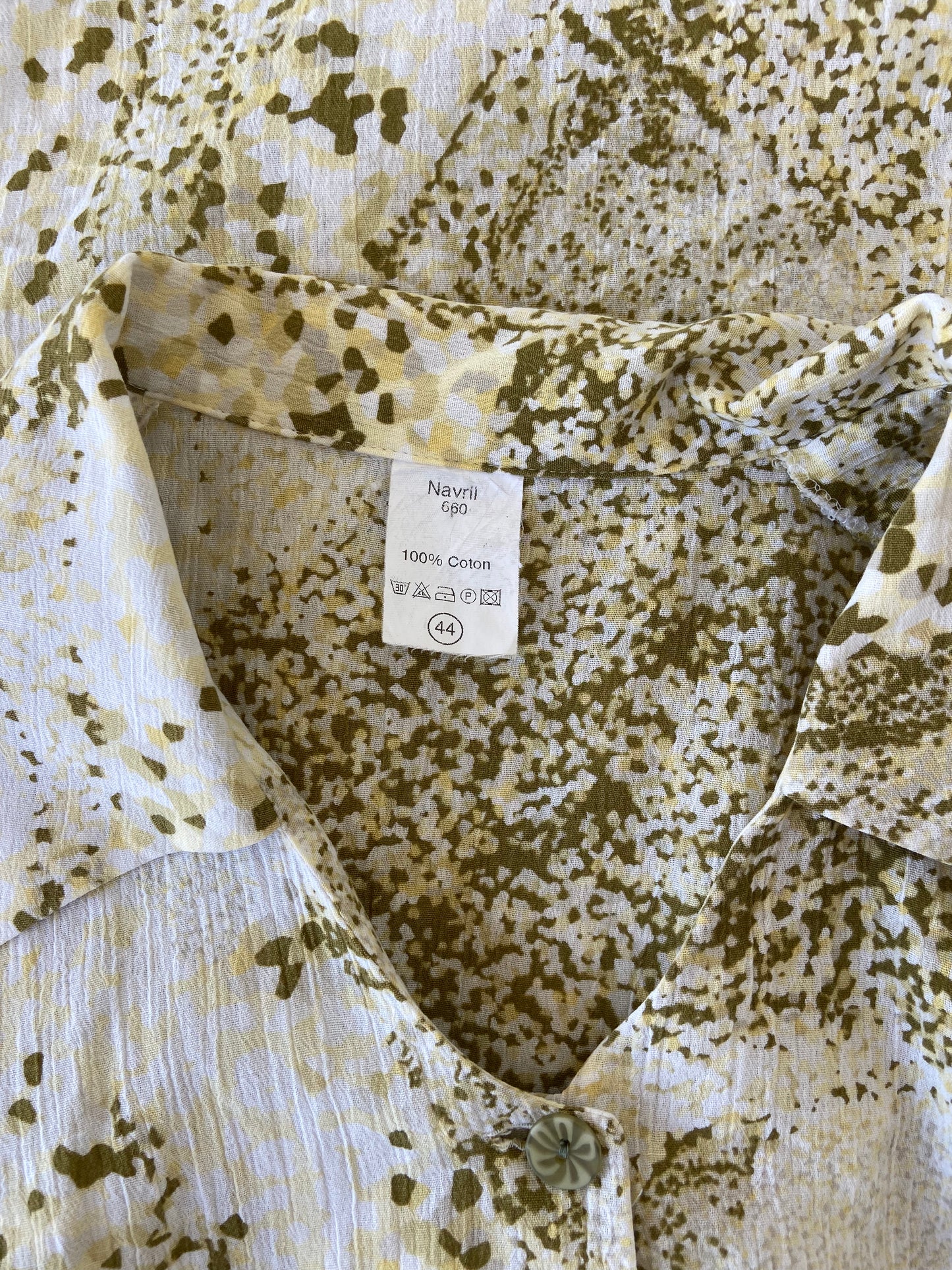 Chemise feu d’artifice kaki