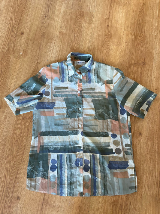 Chemise coups de pinceaux
