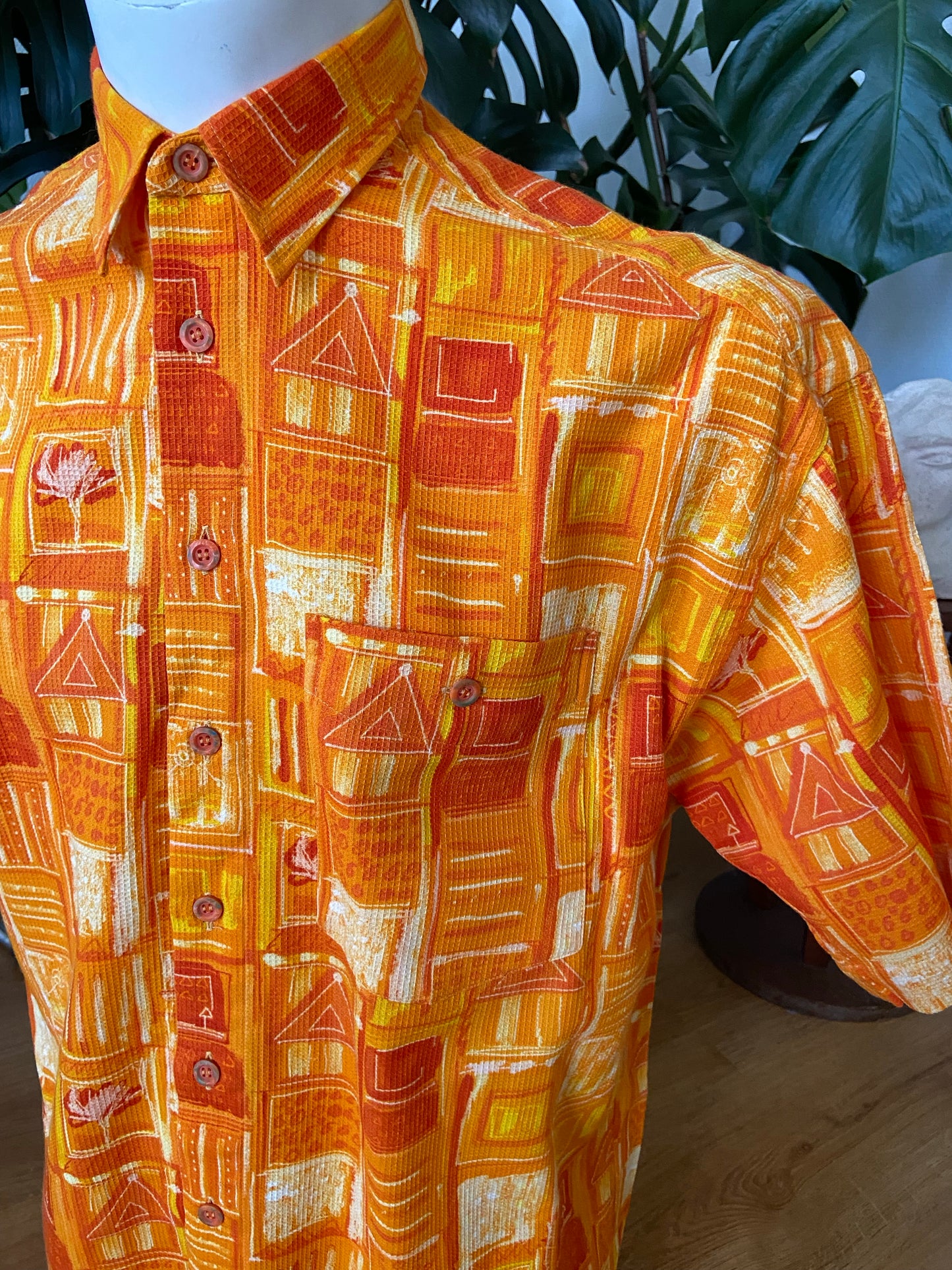 Chemise orange