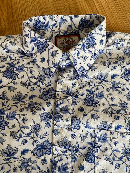 Chemise fleurblue