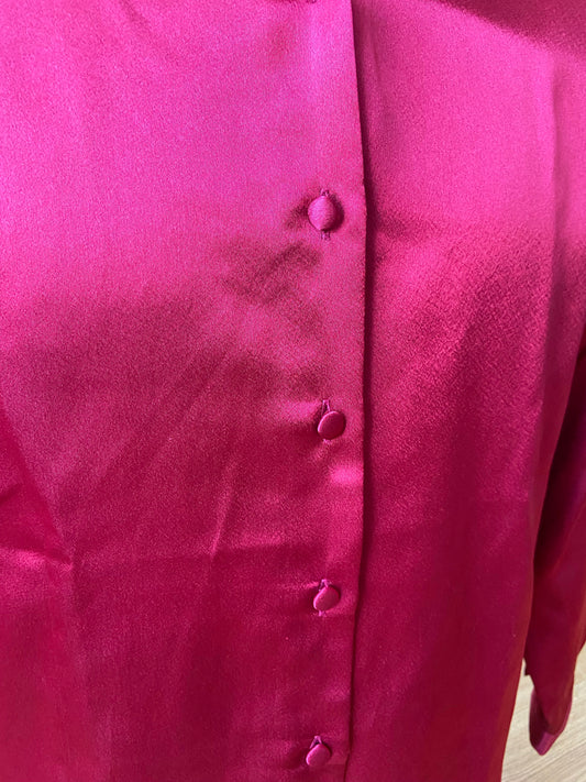 Chemise satin rosso