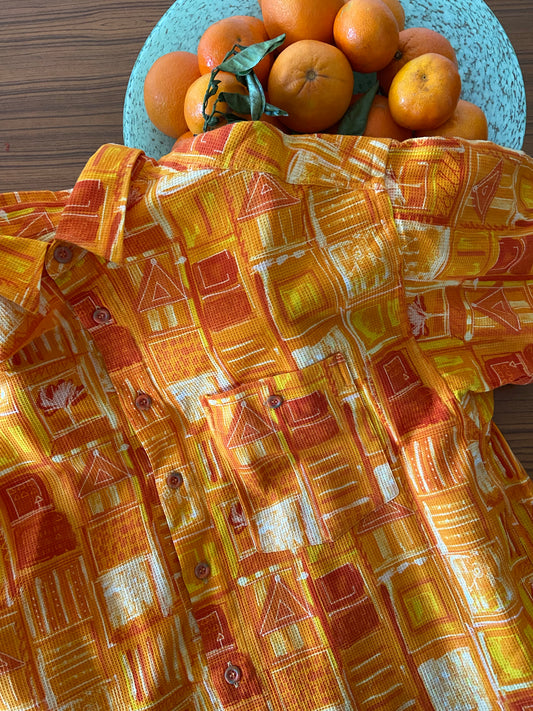 Chemise orange