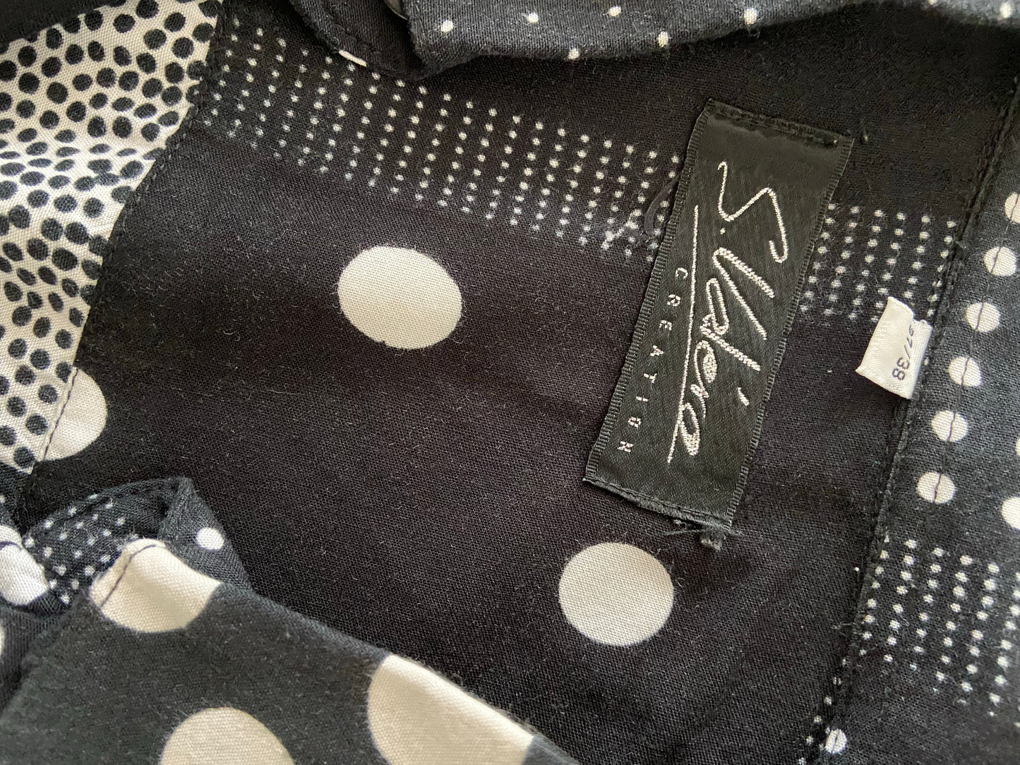 Chemise à pois