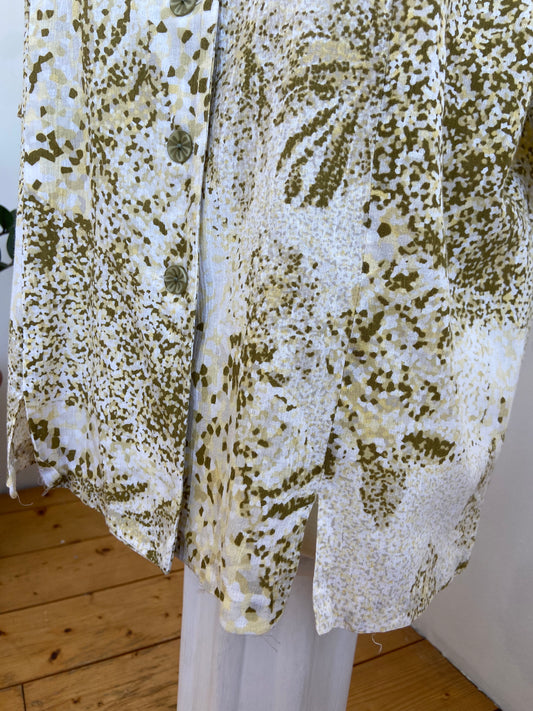 Chemise feu d’artifice kaki