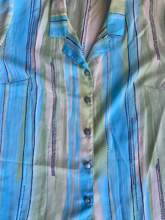 Chemise rayures aquatique