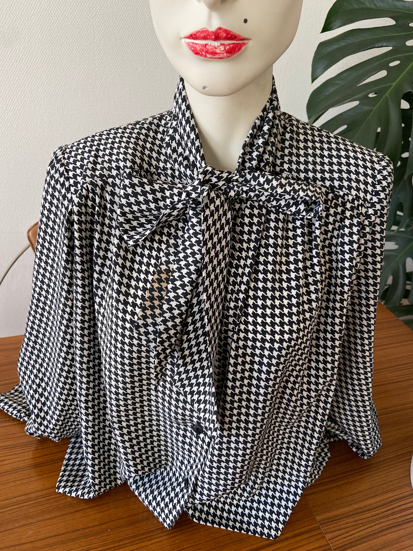 Chemise pied-de-poule
