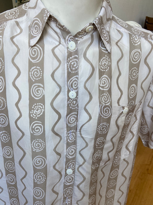 Chemise soie vortice