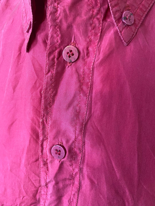 Chemise soie rosso