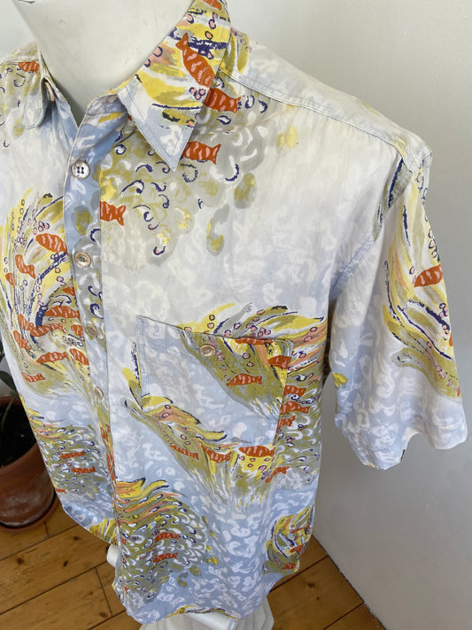 Chemise poissons rouges