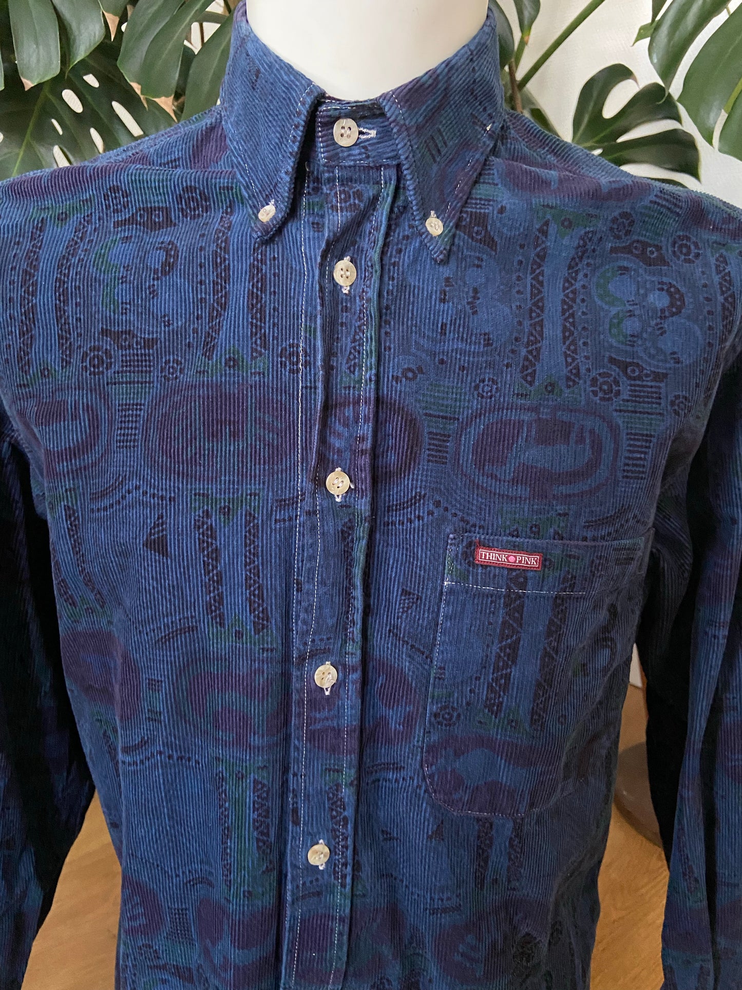 Chemise velours côtelé