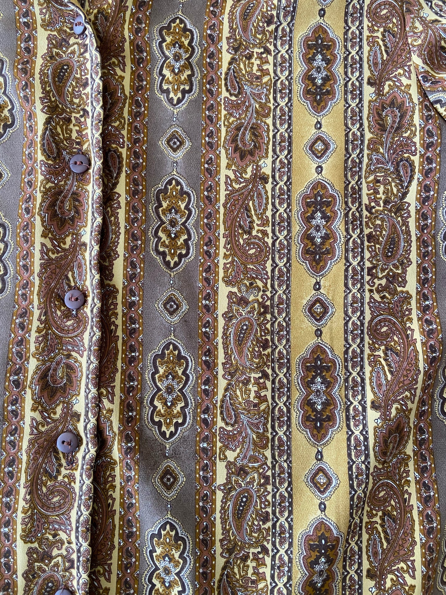 Chemise cachemire marron