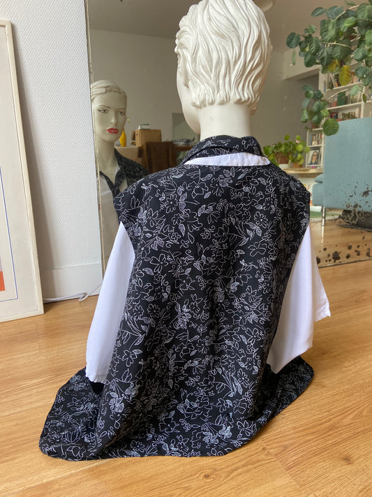 Chemise crop gilet