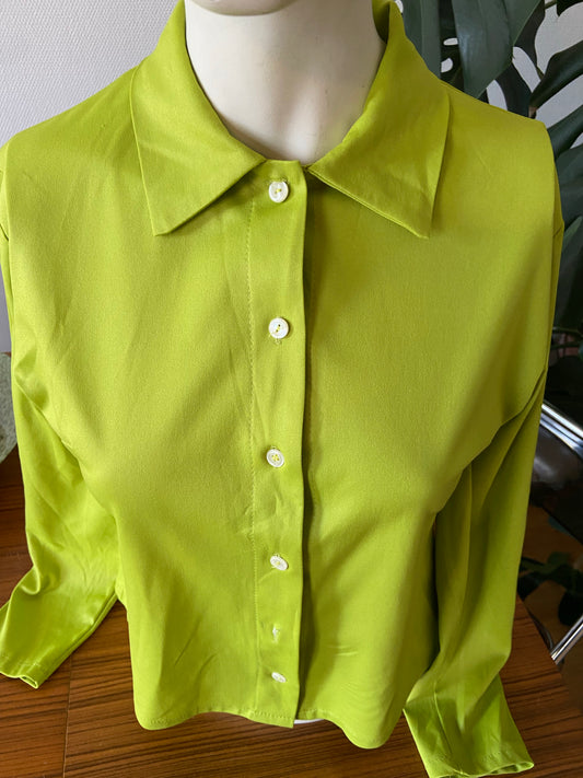 Chemise vert pomme