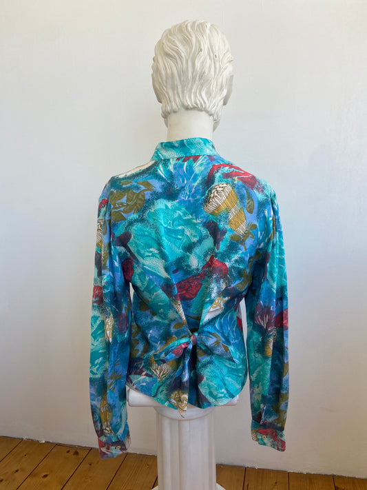 Chemise océan poissons