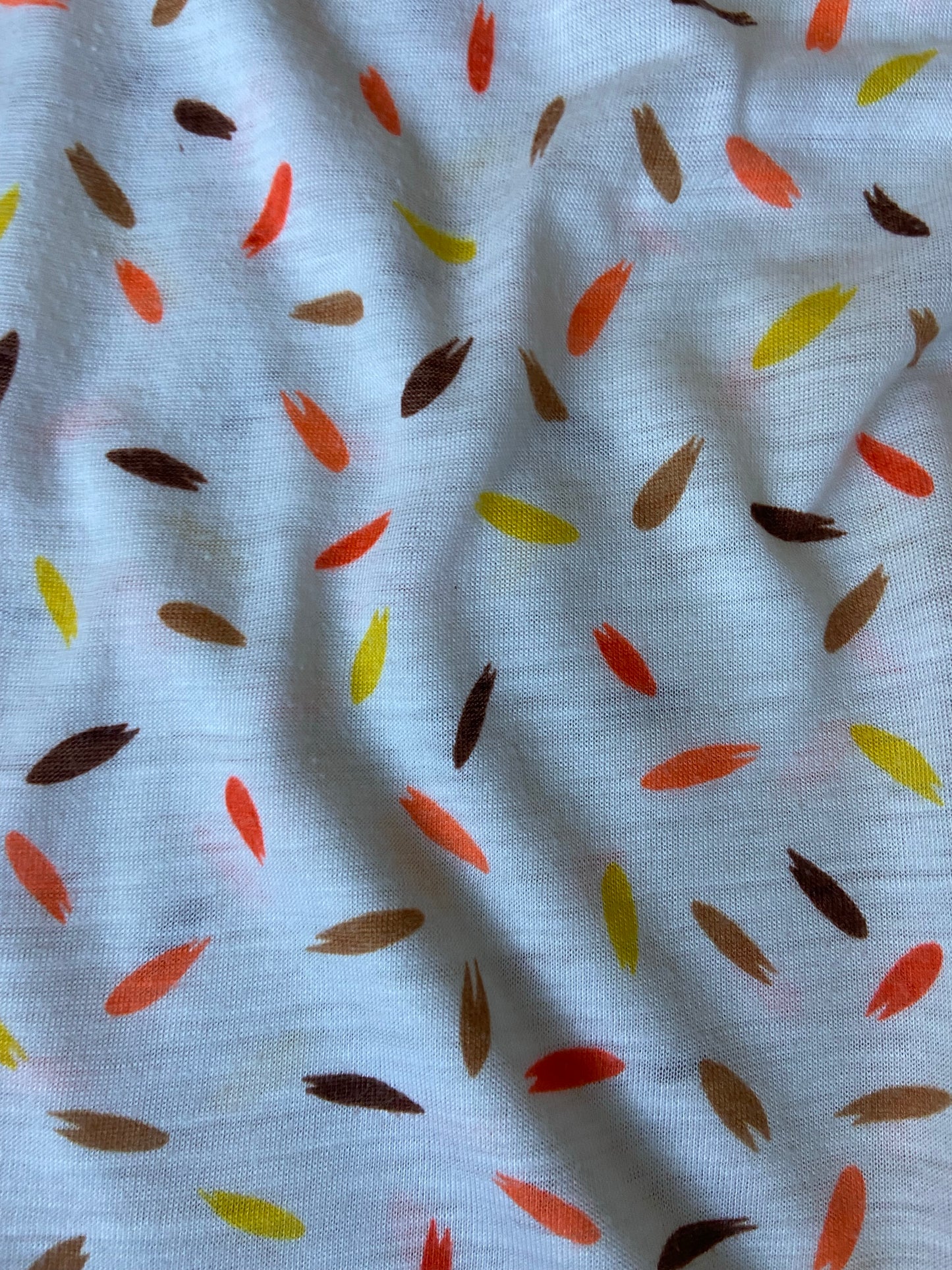 Chemise confettis oranges