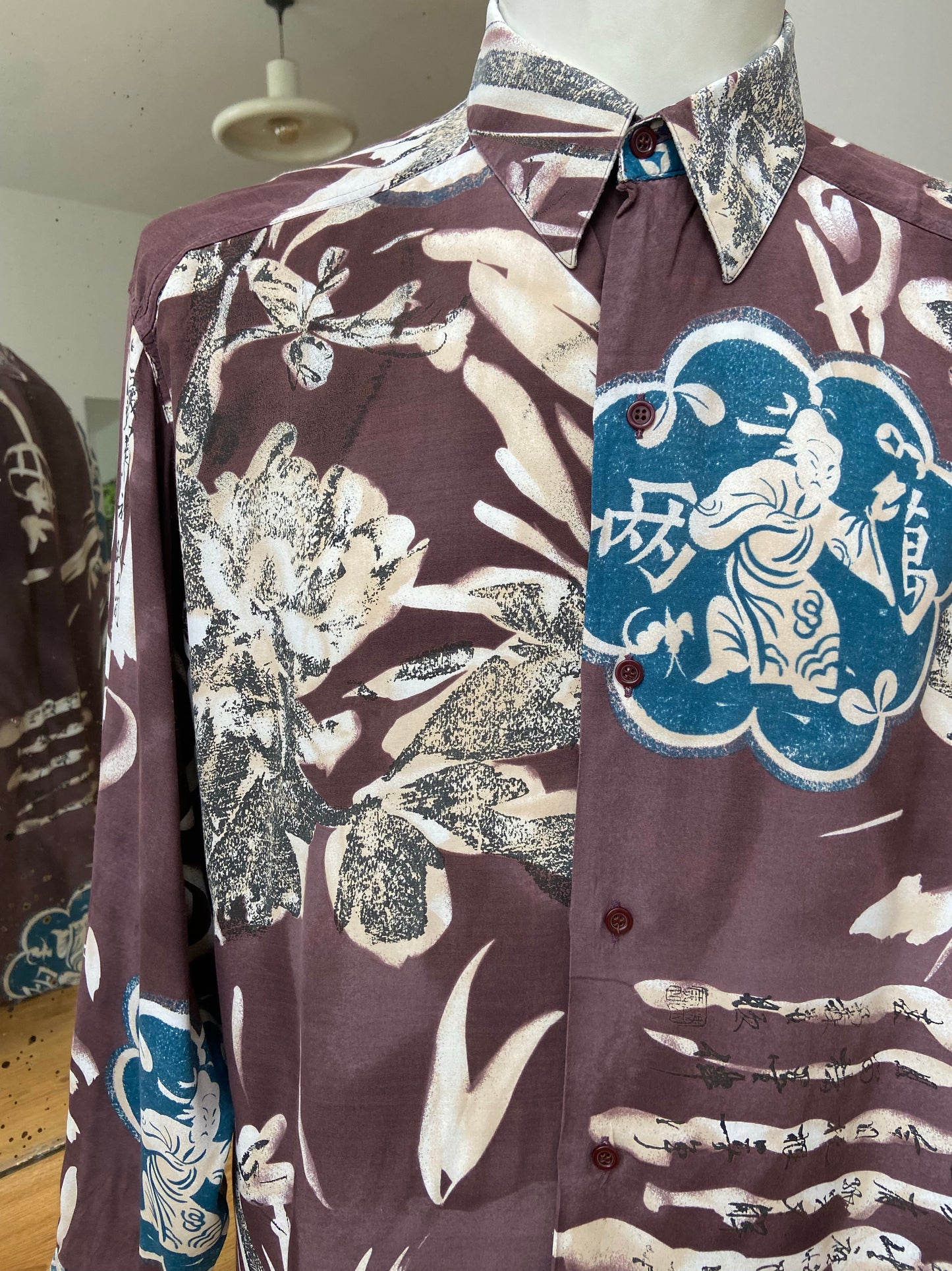 Chemise signes chinois