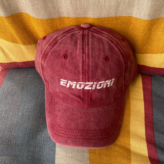Casquette Emozioni bordeaux