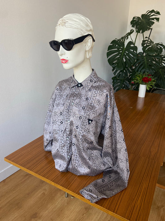 Chemise argentée
