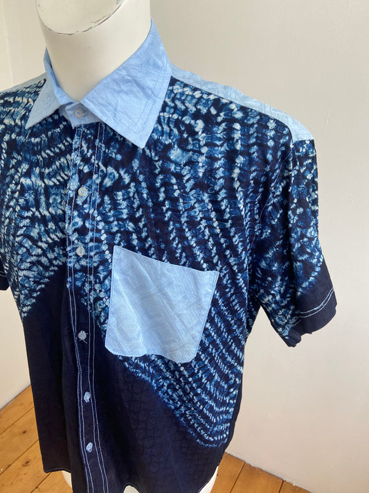 Chemise blue bleach